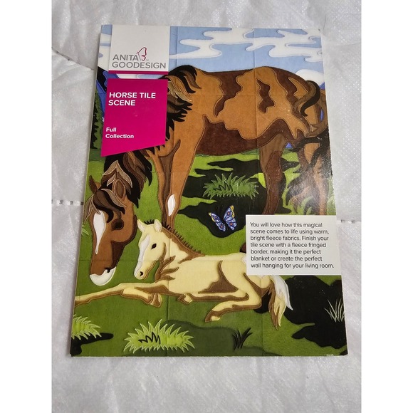 Anita Goodesign Horse Tile Scene Embroidery Designs CD Full Collection - Picture 1 of 5